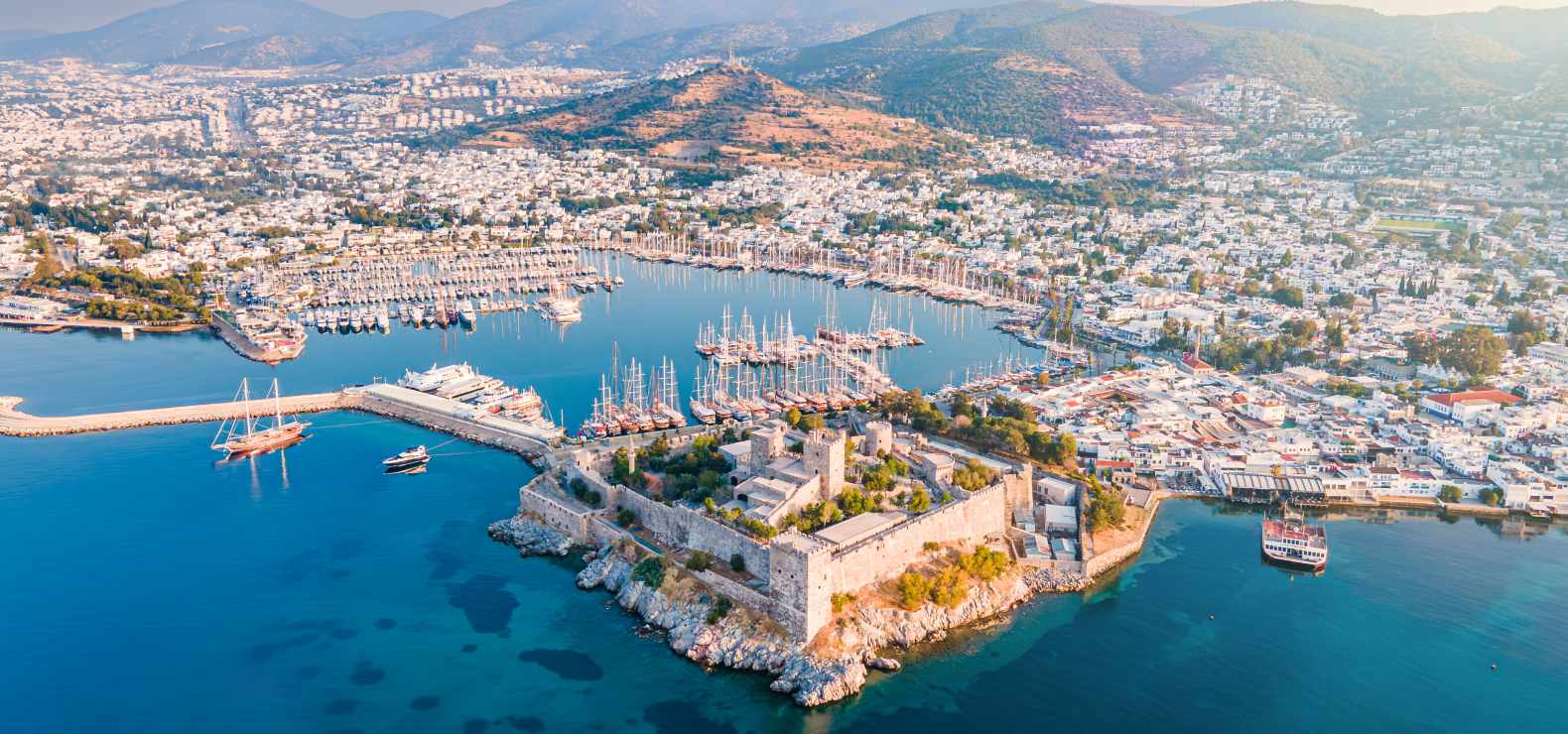 Bodrum havadan görünümü